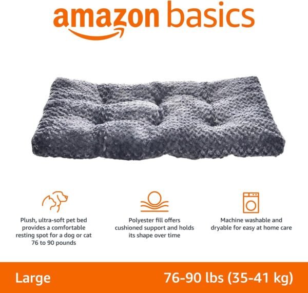 Amazon Basics Plush Pet Bed Review